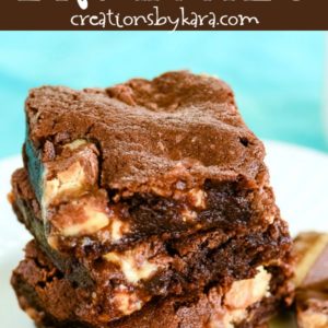 snickers brownies recipe