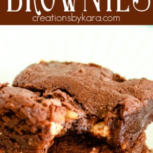 snickers brownies pinterest pin