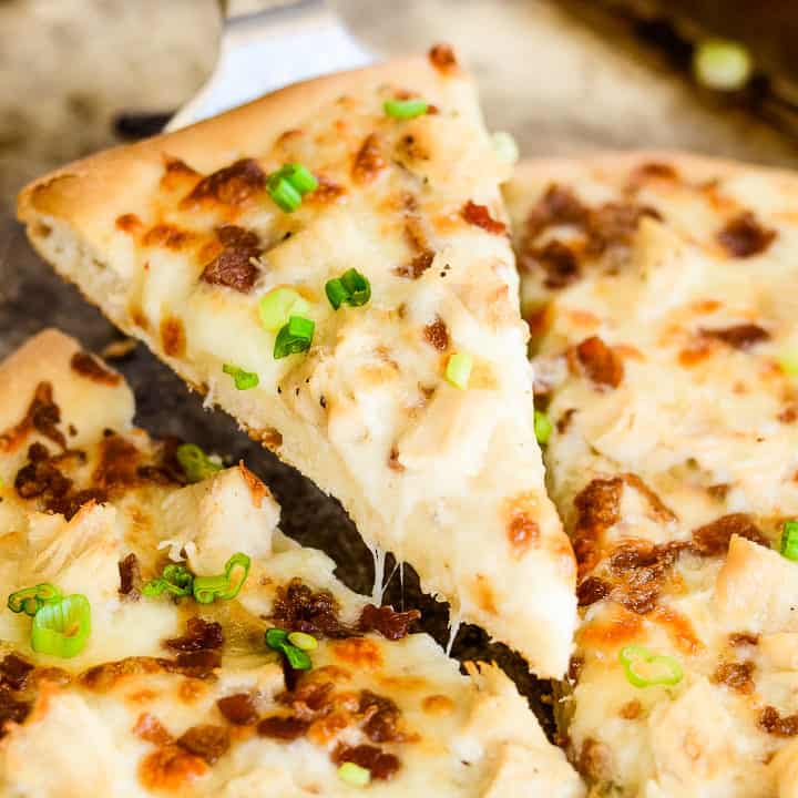 Chicken Bacon Ranch Pizza