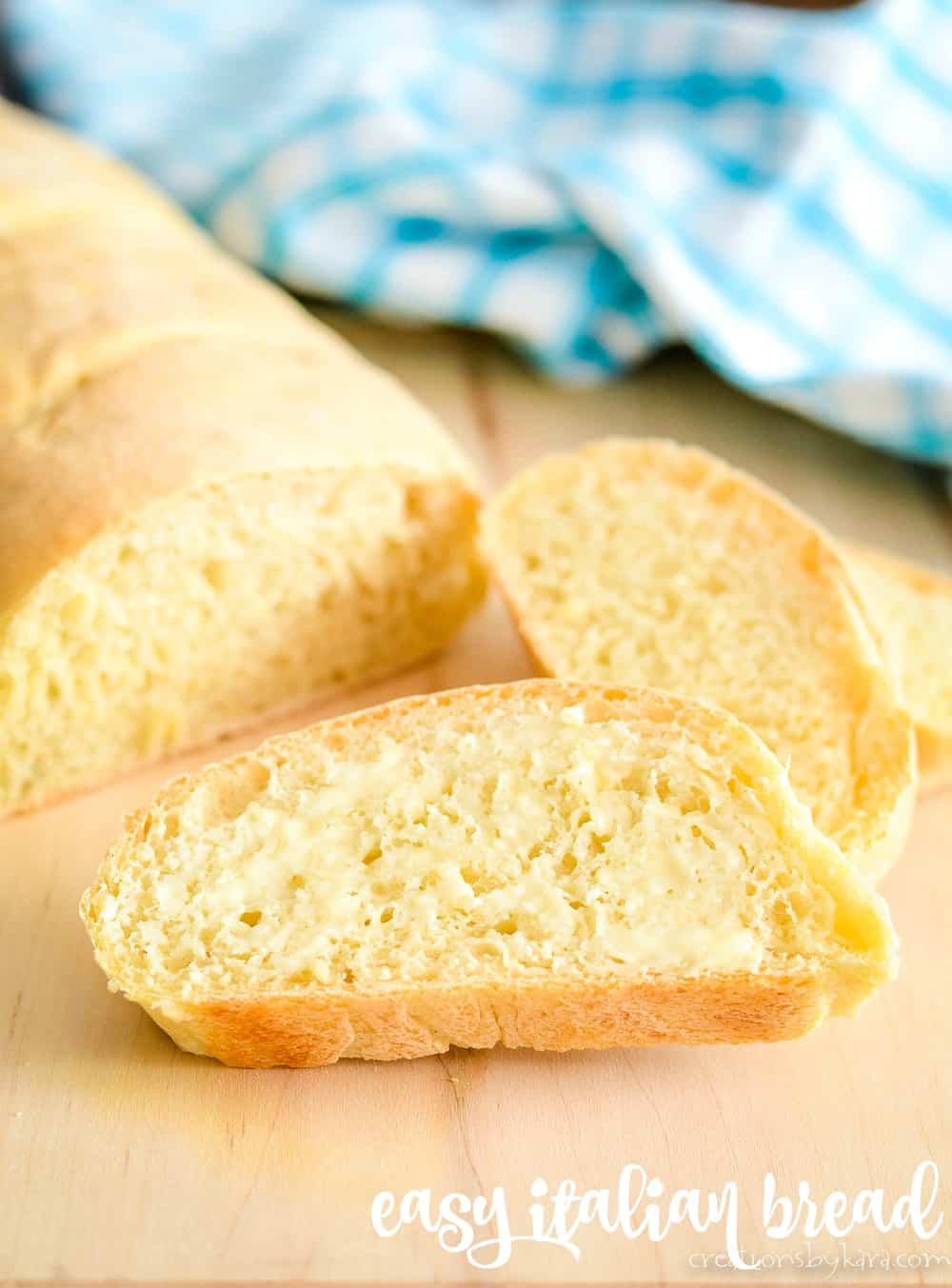 Easy Italian White Bread Recipe-Creazioni di Kara | Сarlos's Blog