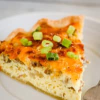 Easy Breakfast Sausage Quiche Recipe