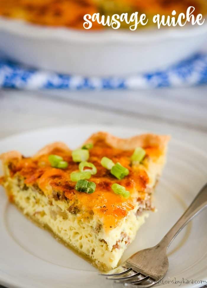 Family Favorite Sausage Quiche Recipe Creations by Kara