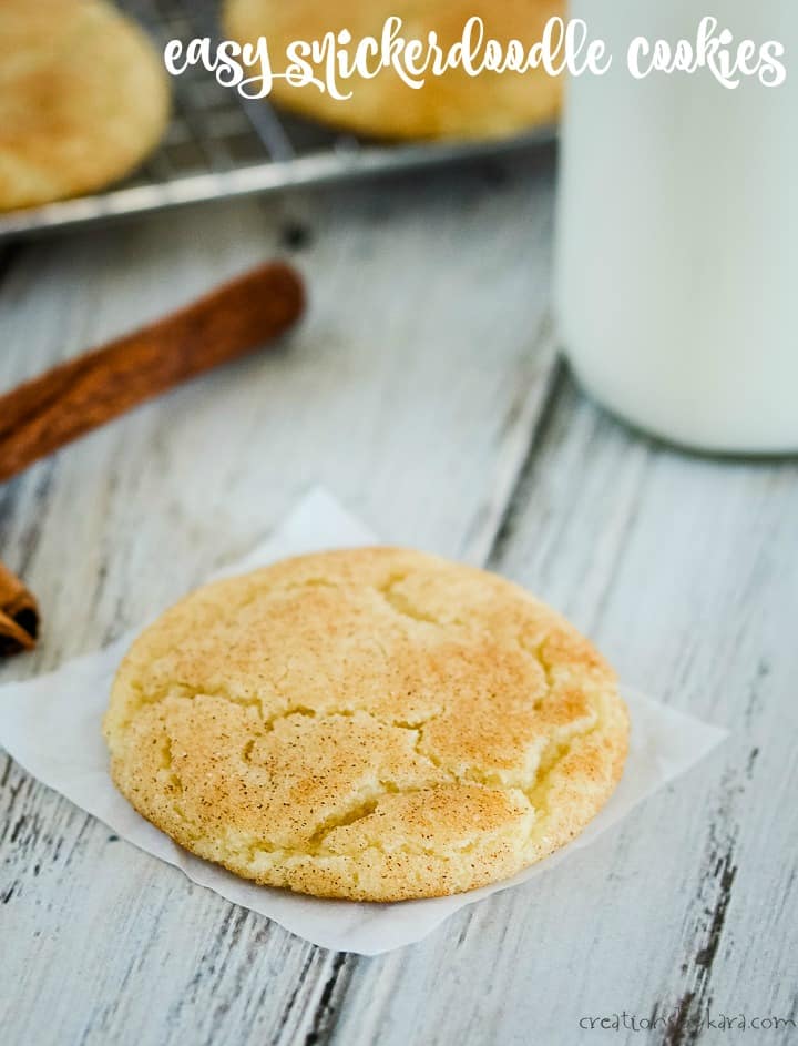 easy snickerdoodle recipe