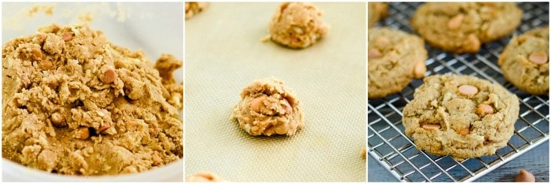 apple spice cookies with butterscotch