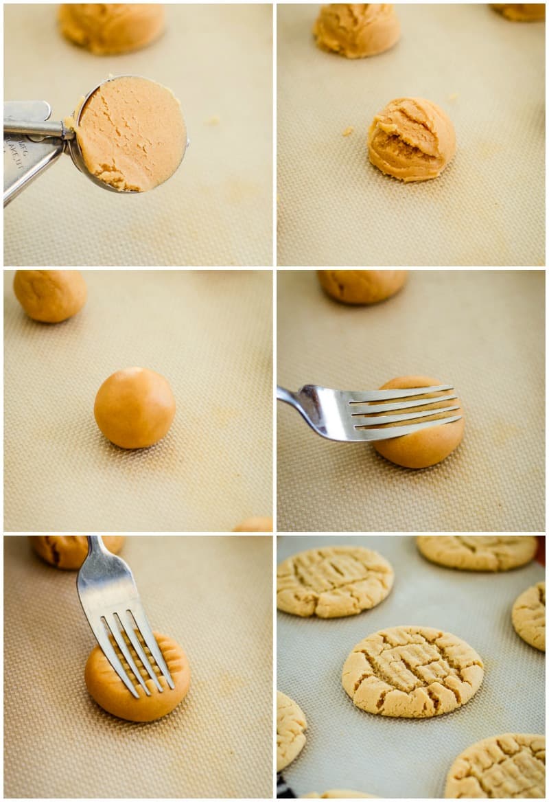 soft and chewy peanut butter cookies
