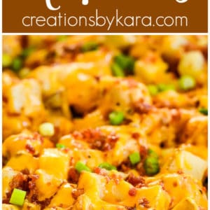 chicken potato casserole with cheese