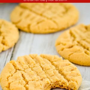 best peanut butter cookies recipe collage