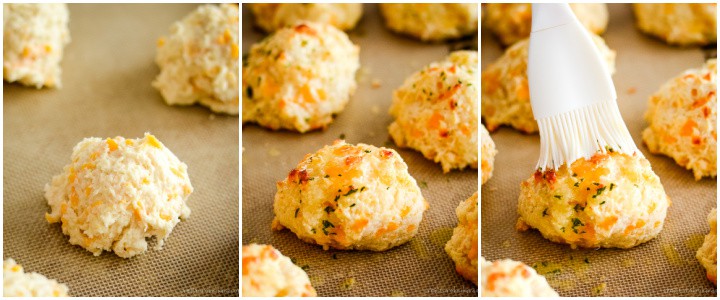 how to make garlic cheddar drop biscuits