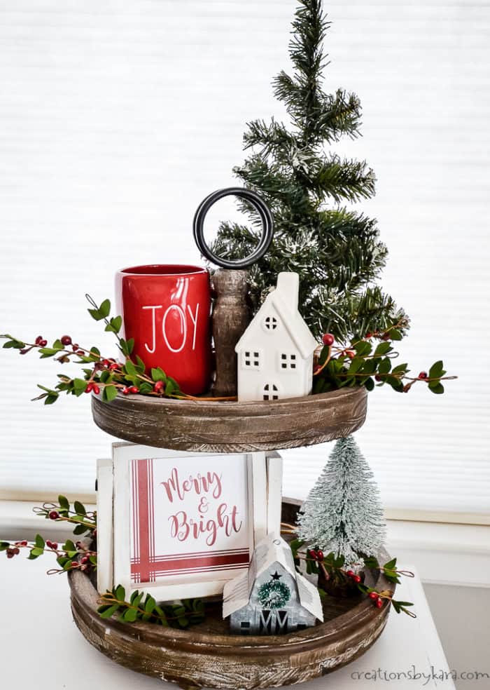 Red & White Farmhouse Christmas Signs - Creations by Kara