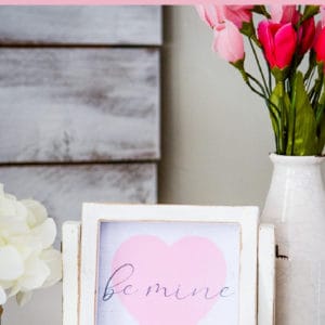 square art prints for valentines day