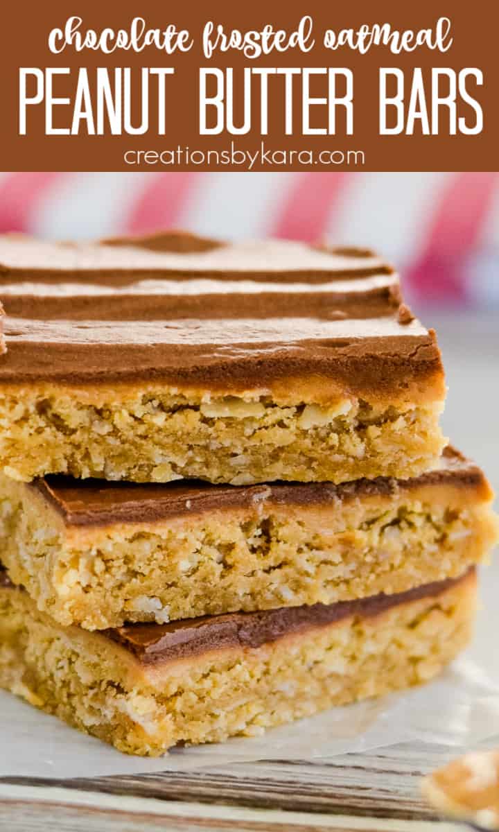 Best Ever Lunch Lady Peanut Butter Bars Recipe - Creations by Kara