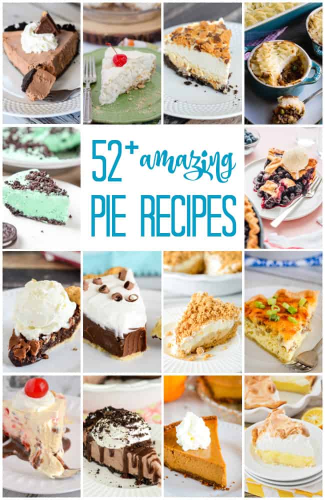 collage of the best pie recipes