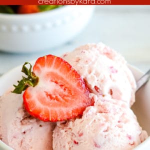 easy strawberry ice cream recipe collage
