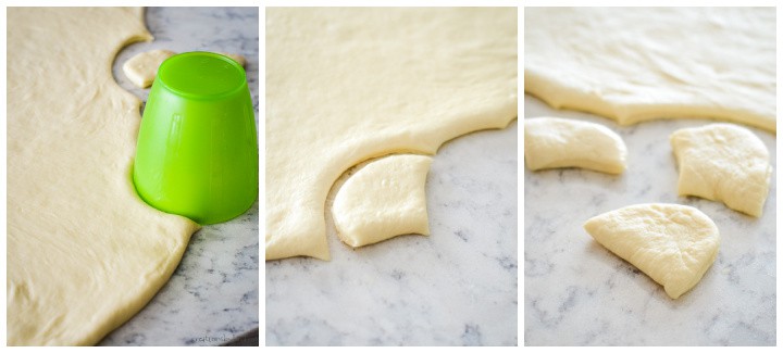 how to cut pull apart garlic rolls