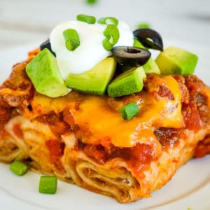 mexican lasagna recipe