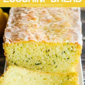 lemon zucchini bread pinterest pin