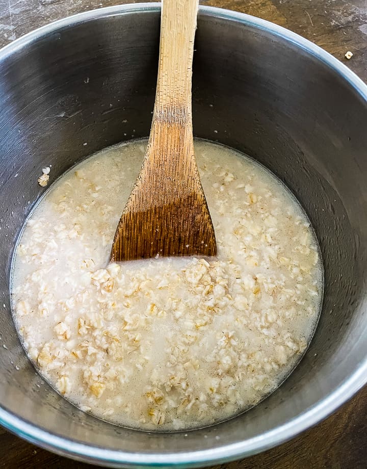 cooking oats for homemade oatmeal bread