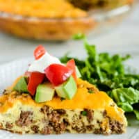 Easy Keto Taco Pie Recipe
