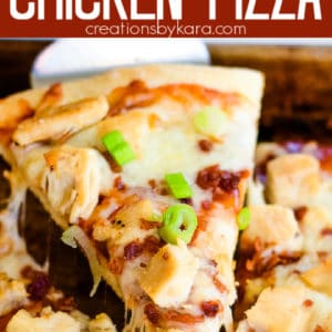 barbeque chicken pizza pinterest collage