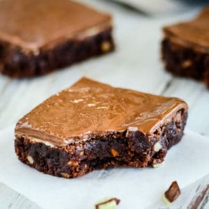 andes mint chocolate brownies