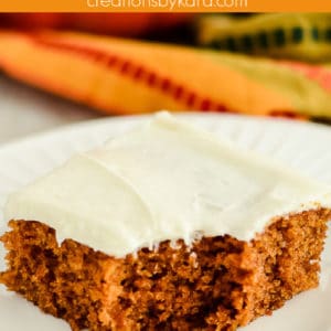 pumpkin spice bars with cream cheese frosting
