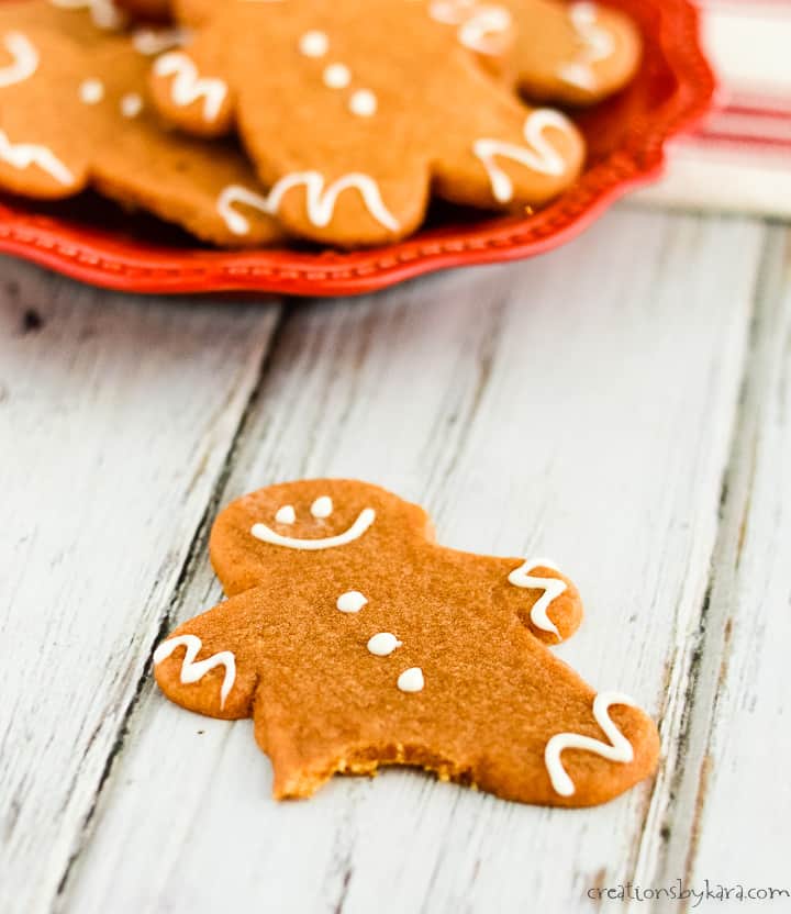 butterscotch gingerbread cookies