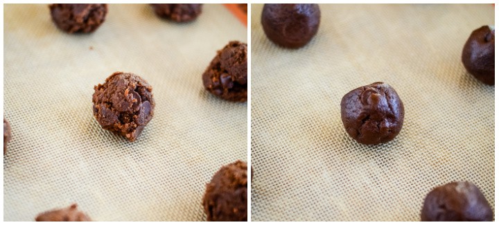 how to make round chocolate cookies