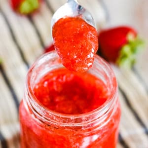 fresh strawberry freezer jam