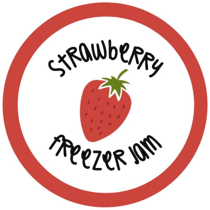 Strawberry Freezer Jam - Creations by Kara