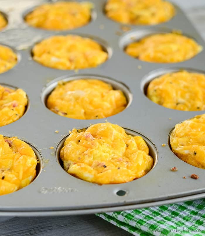 Ham & Cheese Egg Muffin Cups Recipe Creations by Kara