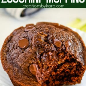 double chocolate zucchini muffins recipe pinterest collage