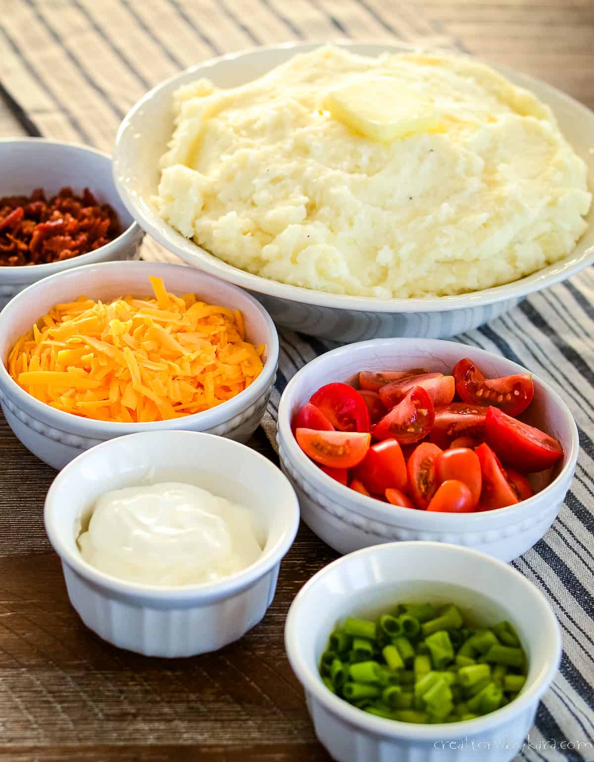 mashed potato bar buffet