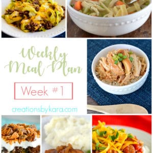 meal plan #1 collage