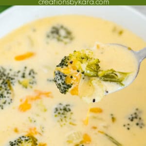 low carb broccoli cheese soup