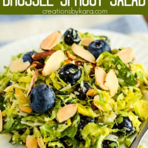 best ever shaved brussel sprouts salad recipe collage