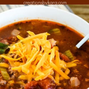 easy keto hamburger soup recipe collage