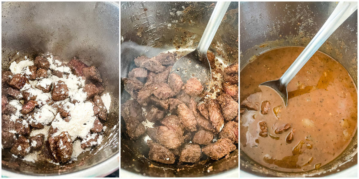 process shots - how to make gravy for instant pot beef stew