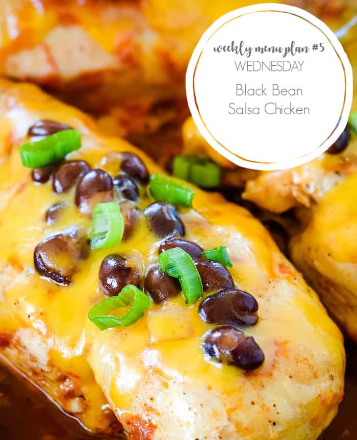 salsa chicken for menu plan #5