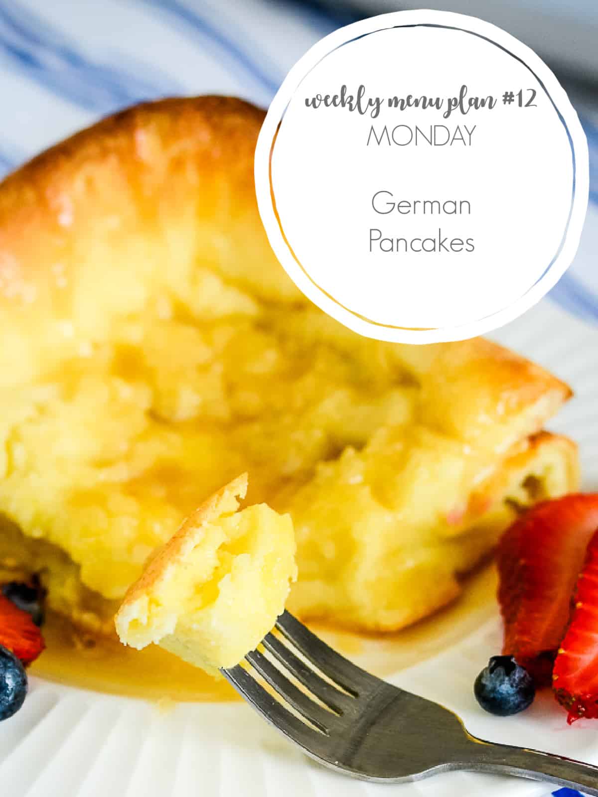 german pancakes for menu plan #12