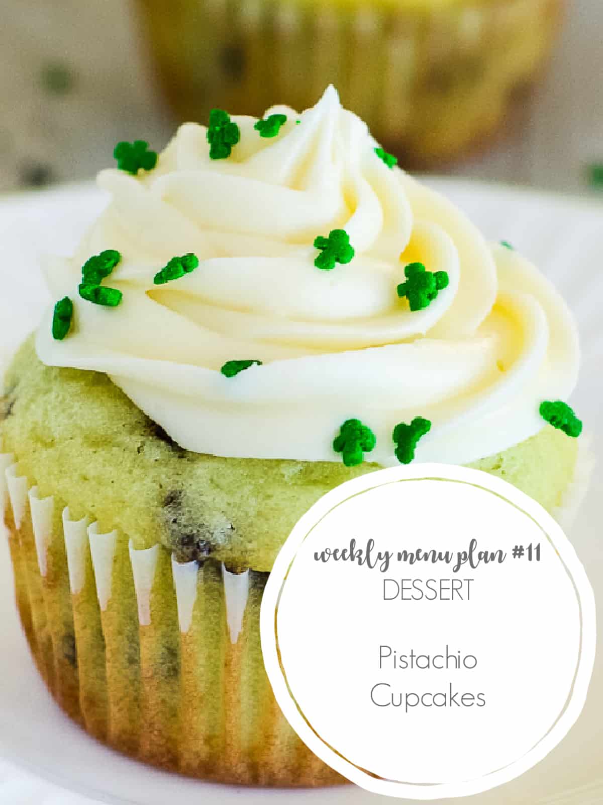 pistachio cupcakes for st patricks day