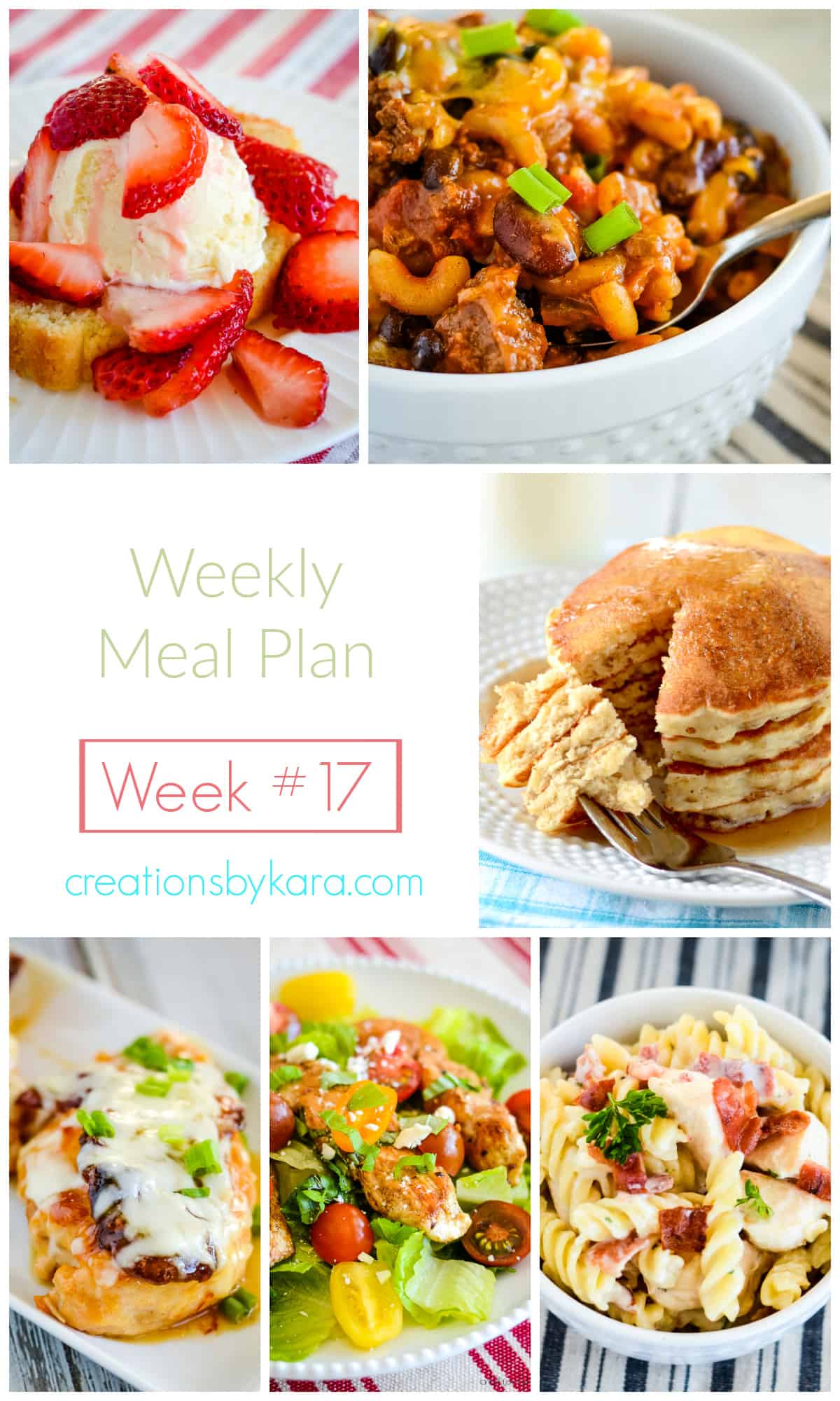 weekly meal plan #17 collage