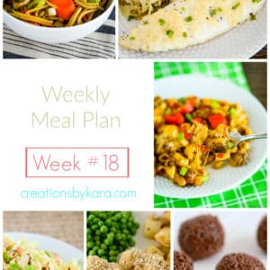 weekly meal plan #19 collage