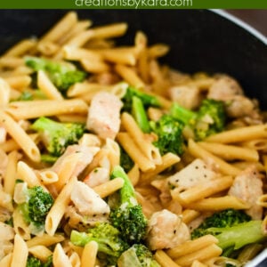 one pot chicken broccoli pasta