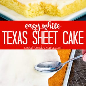 white texas sheet cake recipe