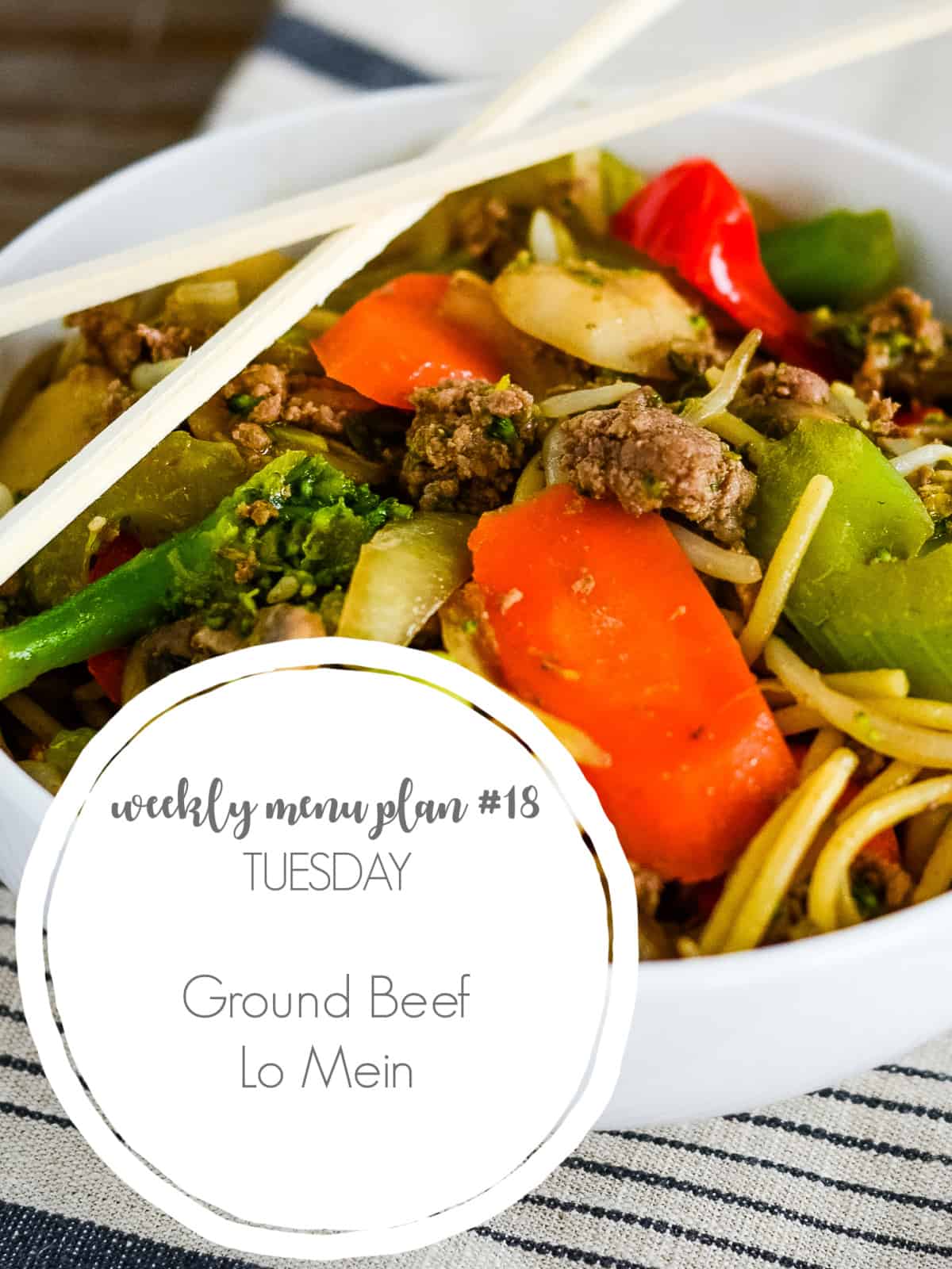 ground beef lo mein