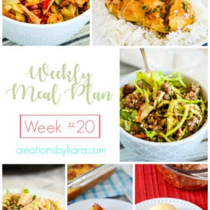 weekly meal plan #20 collage