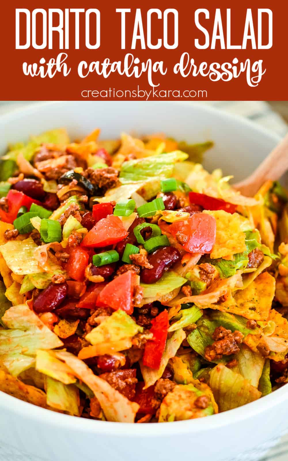 Doritos Taco Salad with Catalina Dressing Creations by Kara