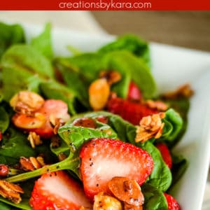 spinach strawberry salad recipe