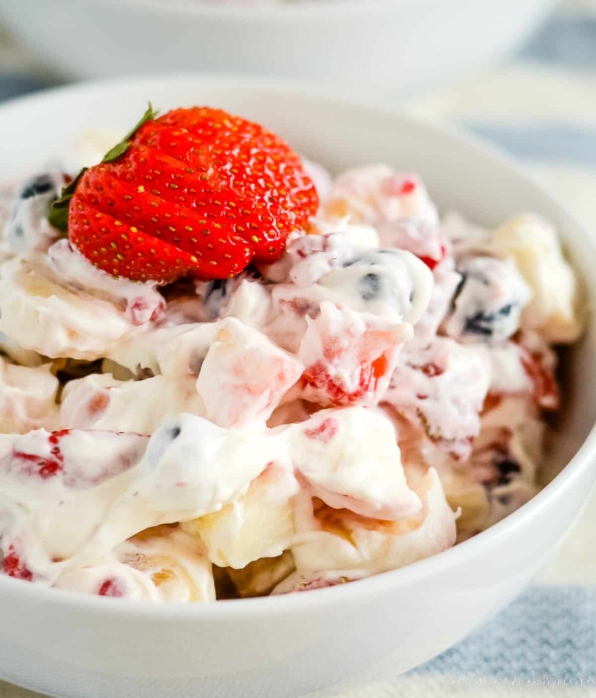 fruit salad dressing cream cheese Cheesecake Fruit Salad