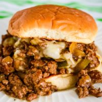 Philly Cheese Steak Sloppy Joes &ndash; A Tasty Twist on a Classic Sandwich!